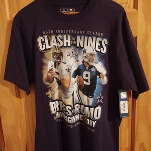 BREES VS ROMO TSHIRT CLASH OF THE NINES